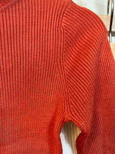 Cynthia Black, Off White, Redwood, Turtleneck Long Sleeve Sweater