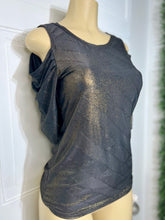 Load image into Gallery viewer, Clearance*** Klarissa Off the Shoulder Short Sleeve Shimmer Top