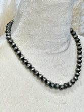 Load image into Gallery viewer, Cartier Bronze or Chrome Beaded Cat Eye Design Necklace