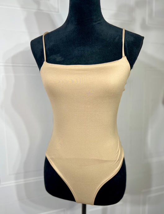 Vianca Basic Spaghetti Strap Bodysuit