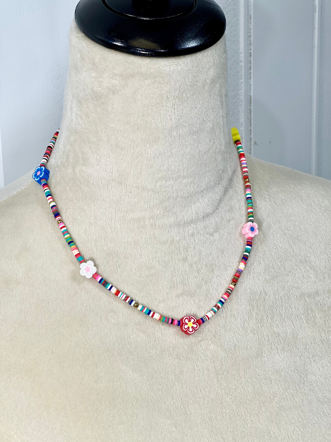Kristy Multi-color Beaded Short Necklace