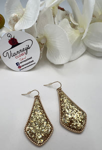 Hazel Grey or Gold Drop Earrings