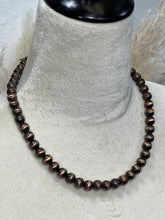 Load image into Gallery viewer, Cartier Bronze or Chrome Beaded Cat Eye Design Necklace