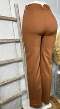 Load image into Gallery viewer, Camila Camel Straight Wide Leg Trousers