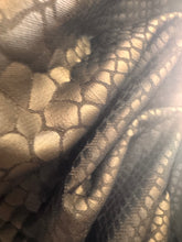 Load image into Gallery viewer, Connie Black Snake Print Leather Top