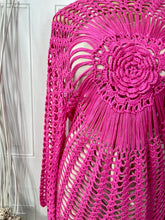 Load image into Gallery viewer, Sabrina Hot Pink or White Knitted Cover Ups