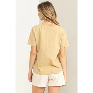 Kristy Solid T-Shirt Top