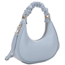 Load image into Gallery viewer, Light Blue, Baby Pink or Sage Fashion Smooth Pattern Wrinkle Handle Crossbody Bag