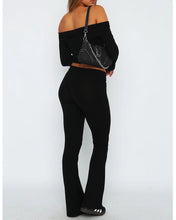 Load image into Gallery viewer, Lauren Basic Low Rise Flare Yoga Pants
