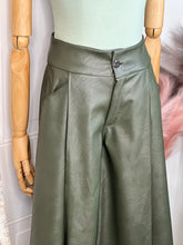 Load image into Gallery viewer, Perla Faux Leather Gaucho Pants