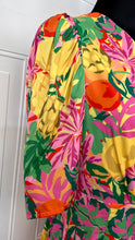 Load image into Gallery viewer, Paulina Multicolor Floral V-Neck Short Sleeve Maxi Dress