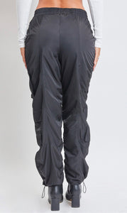 Vanessa Black Cargo Nylon Pants