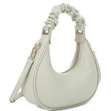 Load image into Gallery viewer, Light Blue, Baby Pink or Sage Fashion Smooth Pattern Wrinkle Handle Crossbody Bag