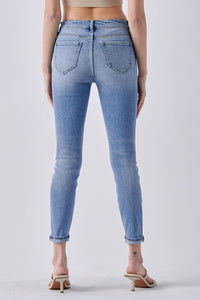 Alice Mid Rise Single Cuff Crop Skinny Jeans