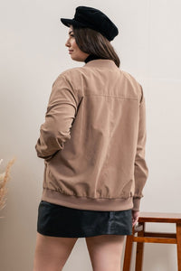 Alexxandra Mocha Plus lightweight versatile jacket