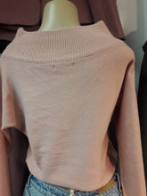 Load image into Gallery viewer, Pink Ribbed Long Sleeve Top