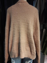 Load image into Gallery viewer, Ivory or Mocha Long Sleeve Fuzzy Cardigan