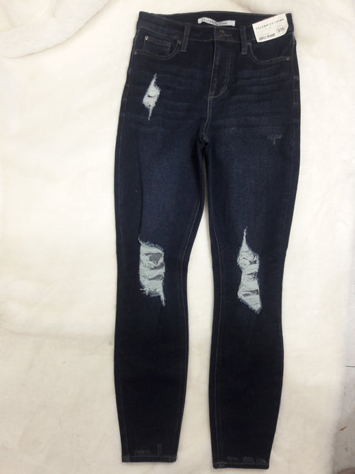 Alice Dark Denim High Rise Ankle Skinny Jeans