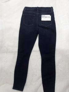 Alice Dark Denim High Rise Ankle Skinny Jeans