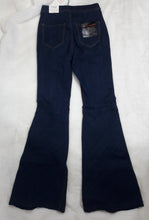 Load image into Gallery viewer, Cristina Dark Blue Denim Pull-On Flared Jeans