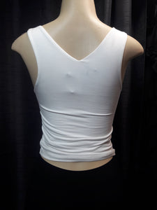 Paula White, Brown, Tan, or Grey V Neck Tank Top