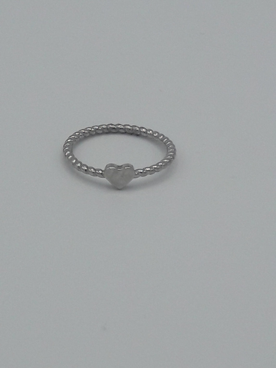 Sterling Silver Simple Heart Ring