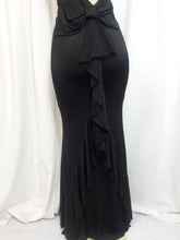 Load image into Gallery viewer, Alina Black or Champagne Spaghetti Strap V Neck Mermaid Maxi Dress