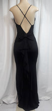 Load image into Gallery viewer, Alina Black or Champagne Spaghetti Strap V Neck Mermaid Maxi Dress