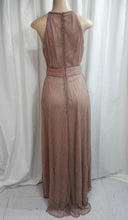 Load image into Gallery viewer, Alayna Rose Gold or Black Halter Neckline Maxi Dress