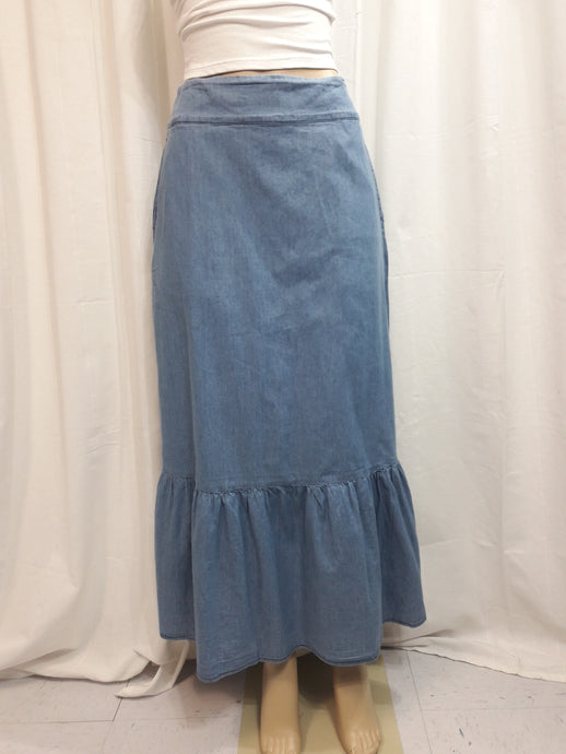 Letty Long Denim Skirt