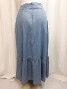 Letty Long Denim Skirt