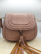 Load image into Gallery viewer, Vegan Braided Detail Tassel Crossbody