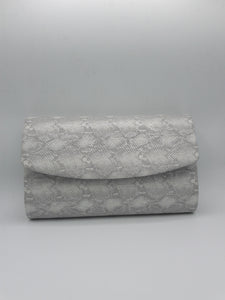 Snake print shiny crossbody