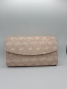 Snake print shiny crossbody