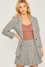 Load image into Gallery viewer, Sally Solid Classy Design Plaid Blazer