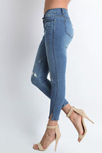 Load image into Gallery viewer, Desiree Low Rise Hem Detail Ankle Skinny