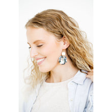 Load image into Gallery viewer, 18k gold-plated stainless steel Fishhook Camo Earrings