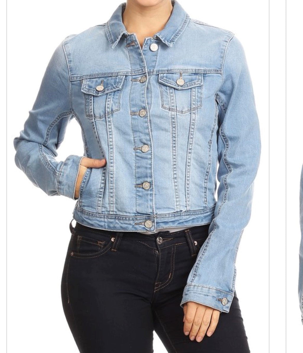 Long Sleeve Denim Jacket Jackets