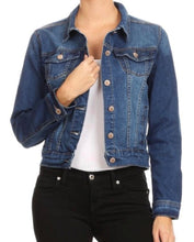 Load image into Gallery viewer, Long Sleeve Denim Jacket Jackets