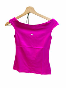 Renatta Fuchsia or Royal Blue Japanese Sleeve Spandex Top