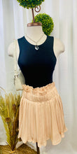 Load image into Gallery viewer, Stephannie Blush Pleated flowy Skirt/Skort