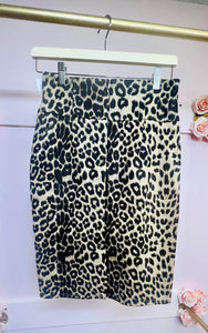 Zooyla Pencil Stretchy animal print skirt