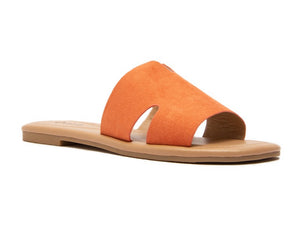 Coraline Ash Coral One Band Slide Sandal