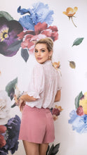 Load image into Gallery viewer, Ivory Ditsy Floral Top