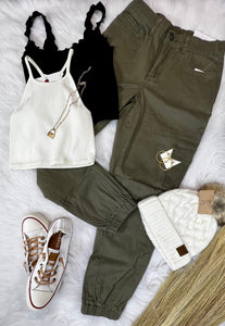 Olive Green Joggers