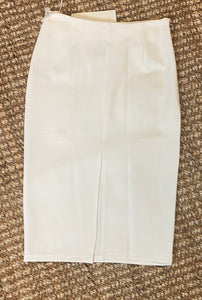 Ivonne Ivory Pencil Skirt