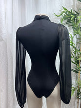 Load image into Gallery viewer, Long Mesh Sleeve Bodysuit