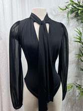 Load image into Gallery viewer, Long Mesh Sleeve Bodysuit