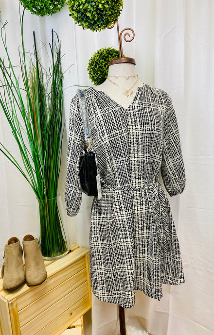 Tunic Dress with Self Tie