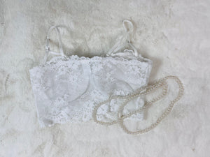 Alice White Lace Padded Bralette